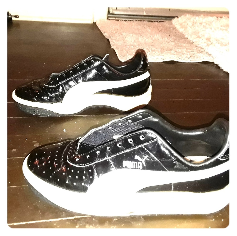 Puma women's patent leather sneakers